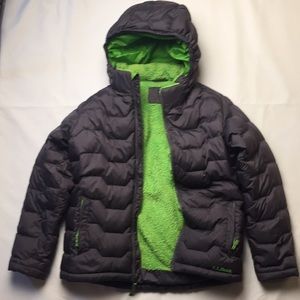 Boys LL Bean down winter coat.